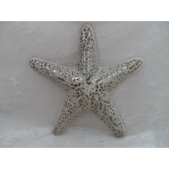 Other - Ceramic Starfish Decor 8" Beige Coastal Beach House Accent